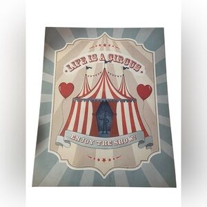IKEA PJÄTTERYD Canvas Wall Art – Life Is a Circus 🎪